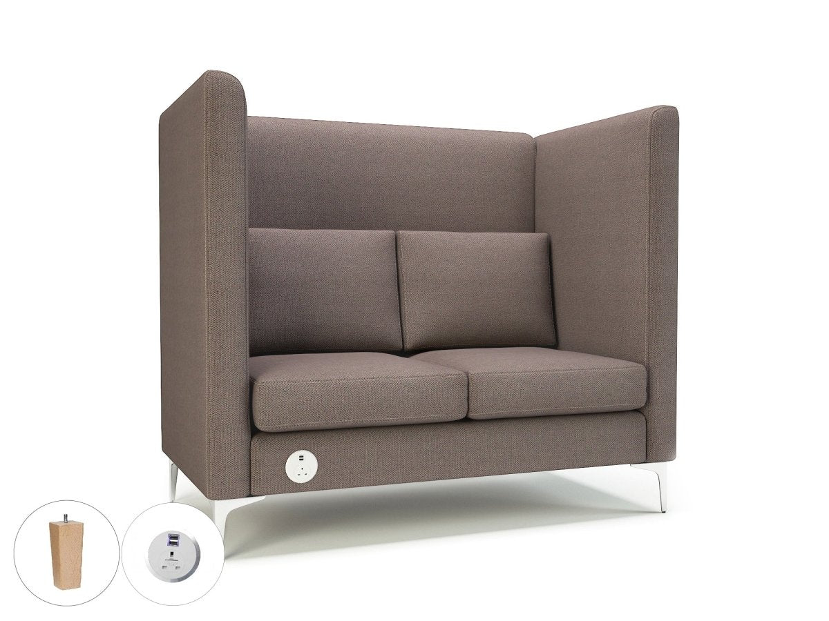 Office furniture altus-128cm-wide-privacy-booth-in-camira-era-fabric-with-socket Dynamic   Colour  