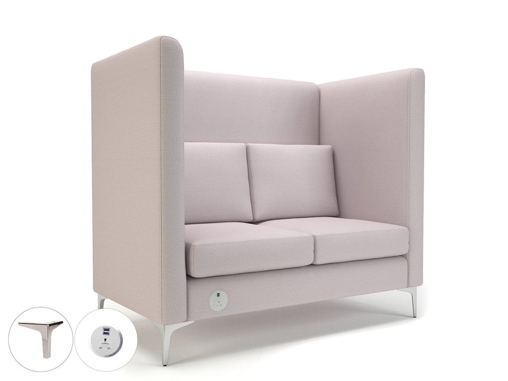 Office furniture altus-128cm-wide-privacy-booth-in-warwick-dolly-fabric-with-socket Dynamic   Colour  