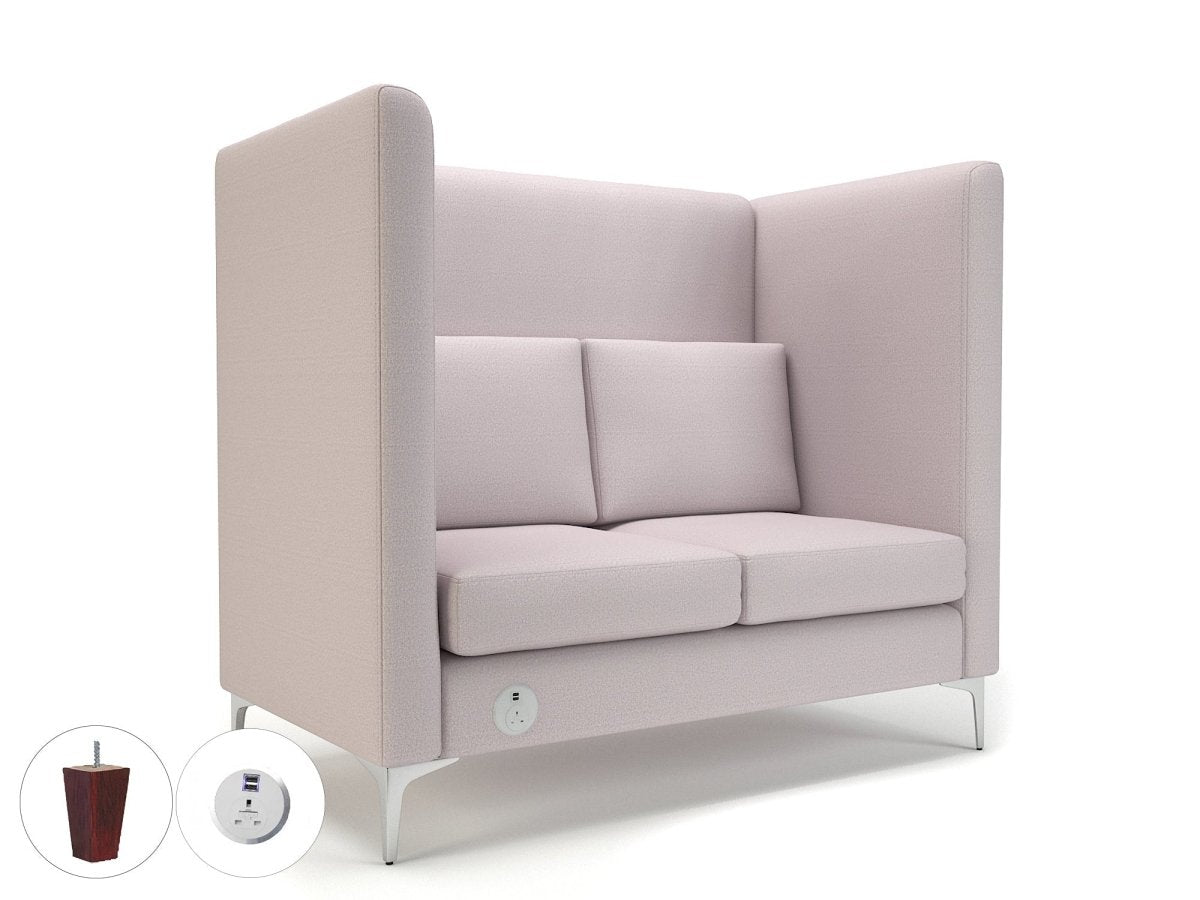 Office furniture altus-128cm-wide-privacy-booth-in-warwick-dolly-fabric-with-socket Dynamic   Colour  