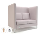 Office furniture altus-128cm-wide-privacy-booth-in-warwick-dolly-fabric-with-socket Dynamic   Colour  