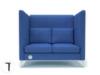 Office furniture altus-128cm-wide-privacy-booth-in-camira-era-fabric Dynamic  Period Desk Colour Chrome Feet