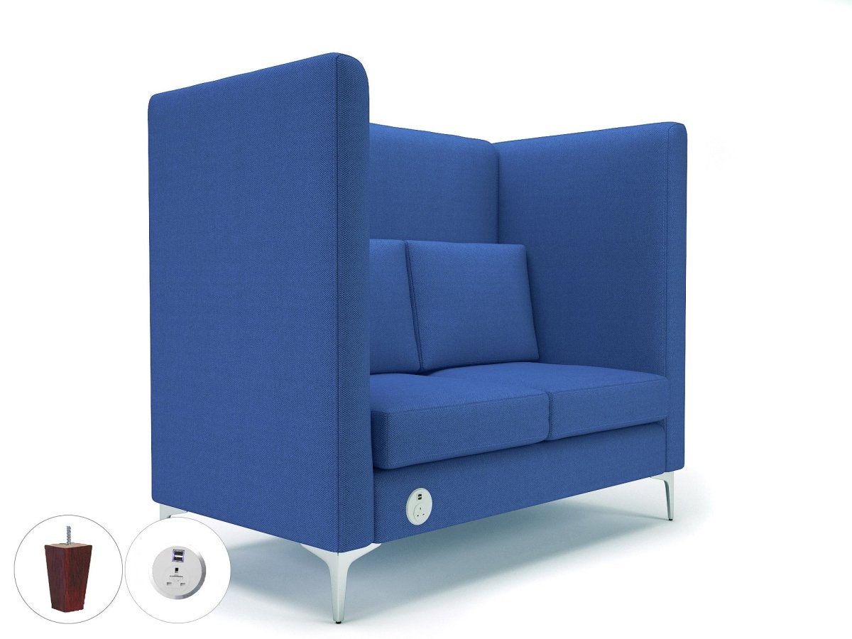 Office furniture altus-128cm-wide-privacy-booth-in-camira-era-fabric-with-socket Dynamic   Colour  