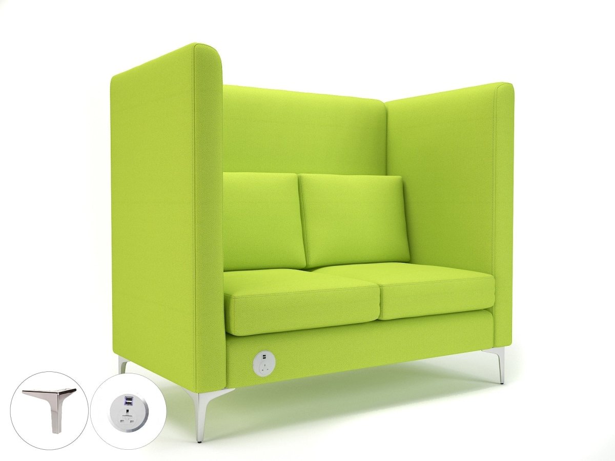 Office furniture altus-128cm-wide-privacy-booth-in-camira-era-fabric-with-socket Dynamic   Colour  