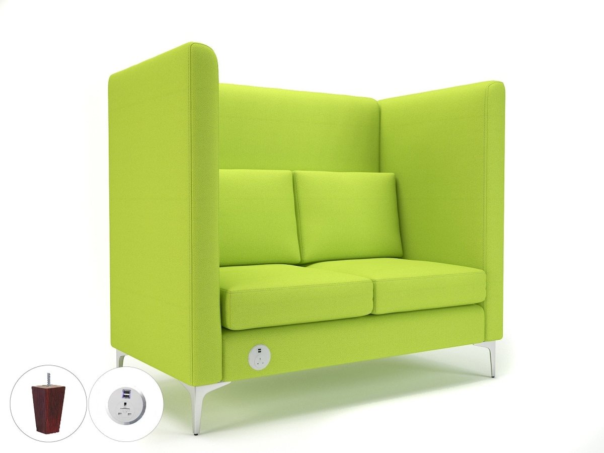 Office furniture altus-128cm-wide-privacy-booth-in-camira-era-fabric-with-socket Dynamic   Colour  