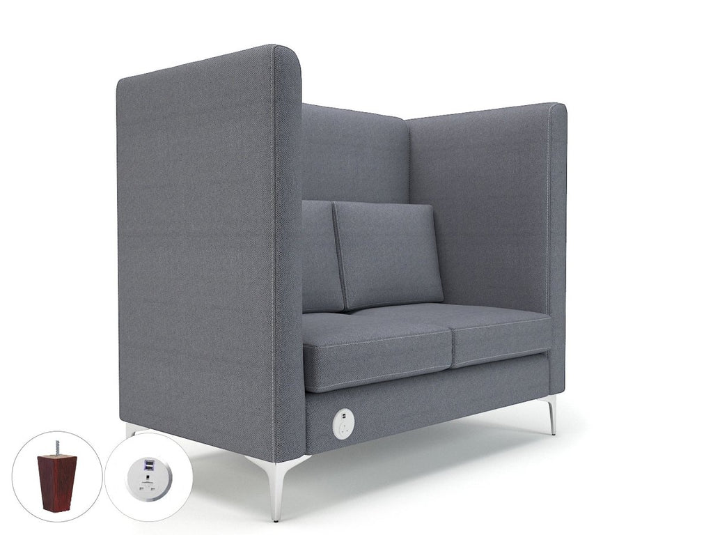 Office furniture altus-128cm-wide-privacy-booth-in-camira-era-fabric-with-socket Dynamic   Colour  