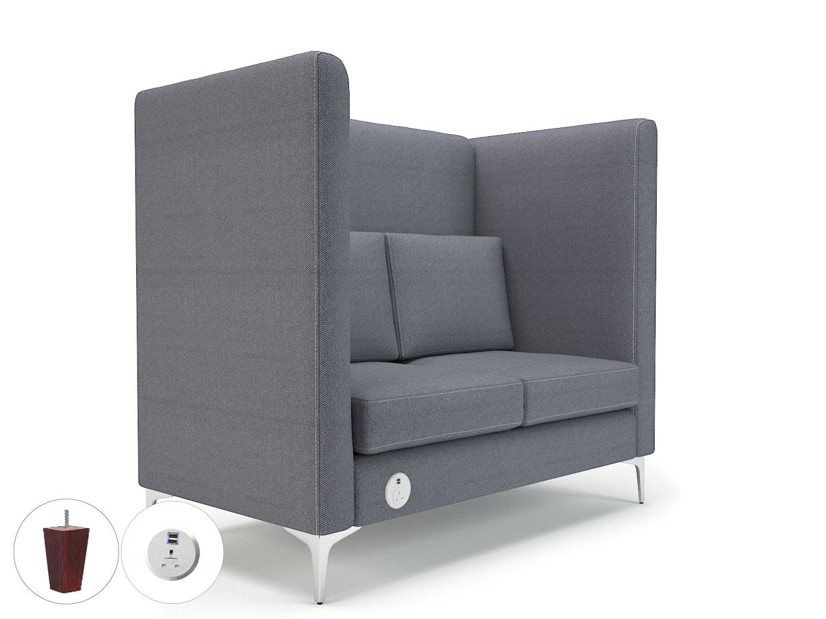 Office furniture altus-128cm-wide-privacy-booth-in-camira-era-fabric-with-socket Dynamic   Colour  