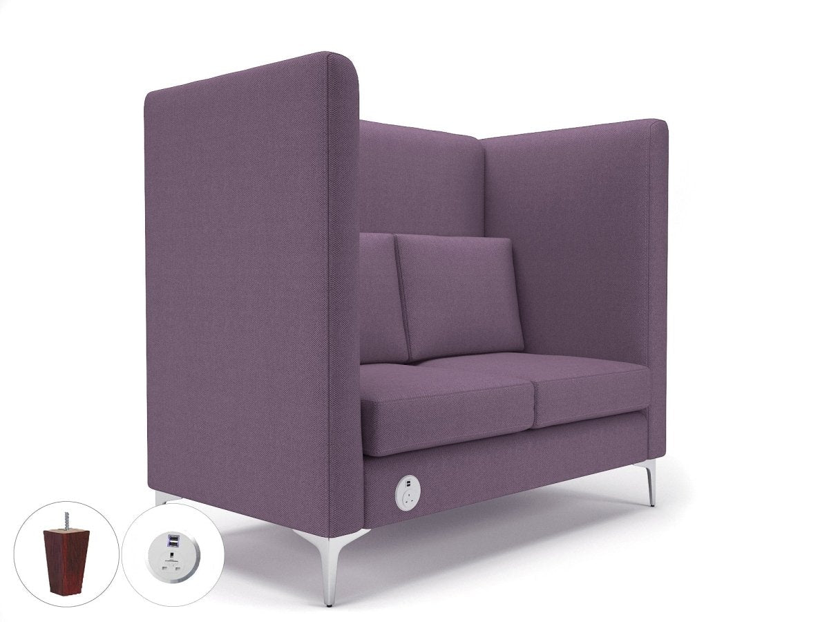 Office furniture altus-128cm-wide-privacy-booth-in-camira-era-fabric-with-socket Dynamic   Colour  