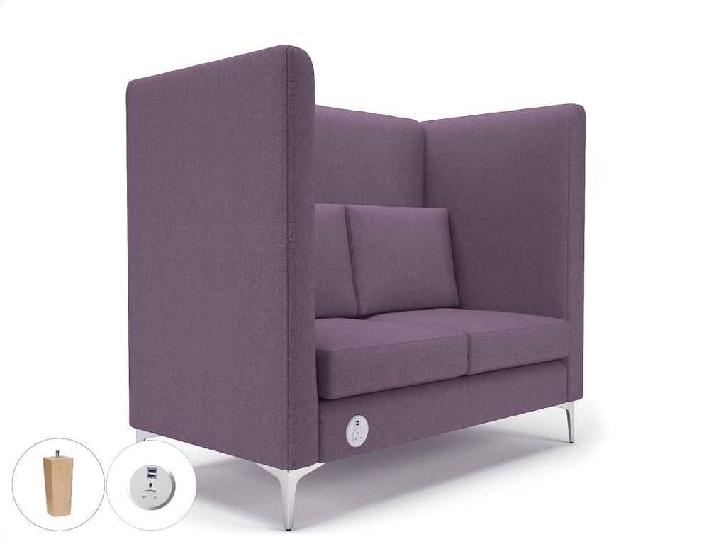Office furniture altus-128cm-wide-privacy-booth-in-camira-era-fabric-with-socket Dynamic   Colour  