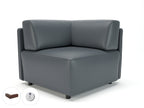loomis-87cm-wide-corner-unit-in-cristina-marrone-ultima-faux-leather-with-socket Dynamic  Chrome Colour Chalk 