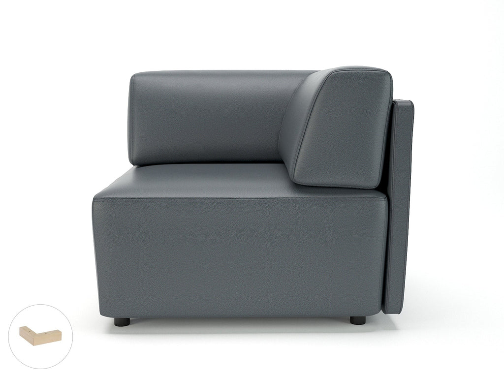 Office furniture loomis-87cm-wide-corner-unit-in-cristina-marrone-ultima-faux-leather Dynamic  Light Wood Colour Chilli 