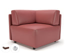 loomis-87cm-wide-corner-unit-in-cristina-marrone-ultima-faux-leather-with-socket Dynamic  Chrome Colour Steel 