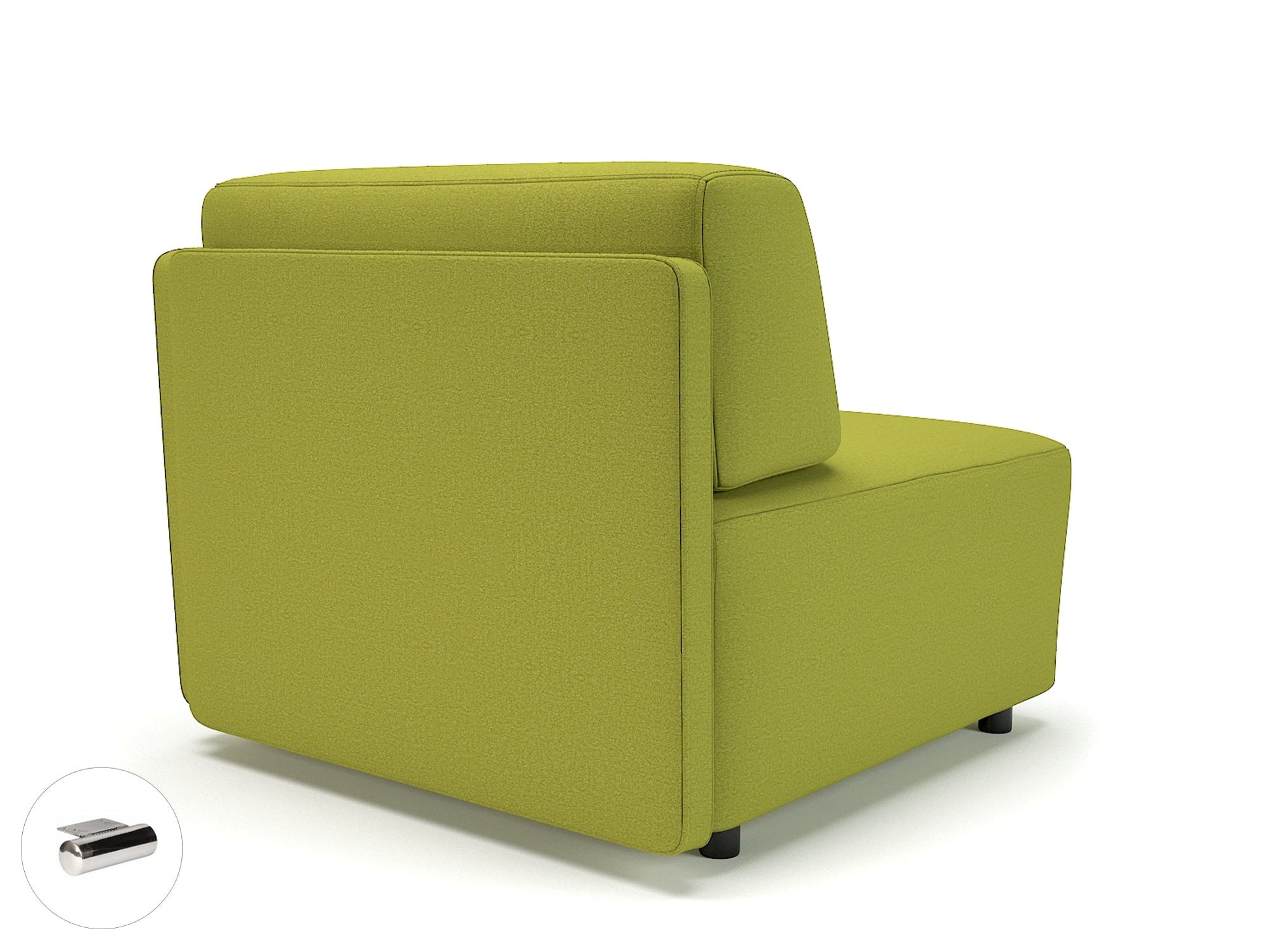 Office furniture loomis-87cm-wide-corner-unit-in-warwick-dolly-fabric Dynamic  Ebony Wood Colour Citron 
