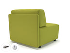 Office furniture loomis-87cm-wide-corner-unit-in-warwick-dolly-fabric-with-socket Dynamic  Ebony Wood Colour Citron 