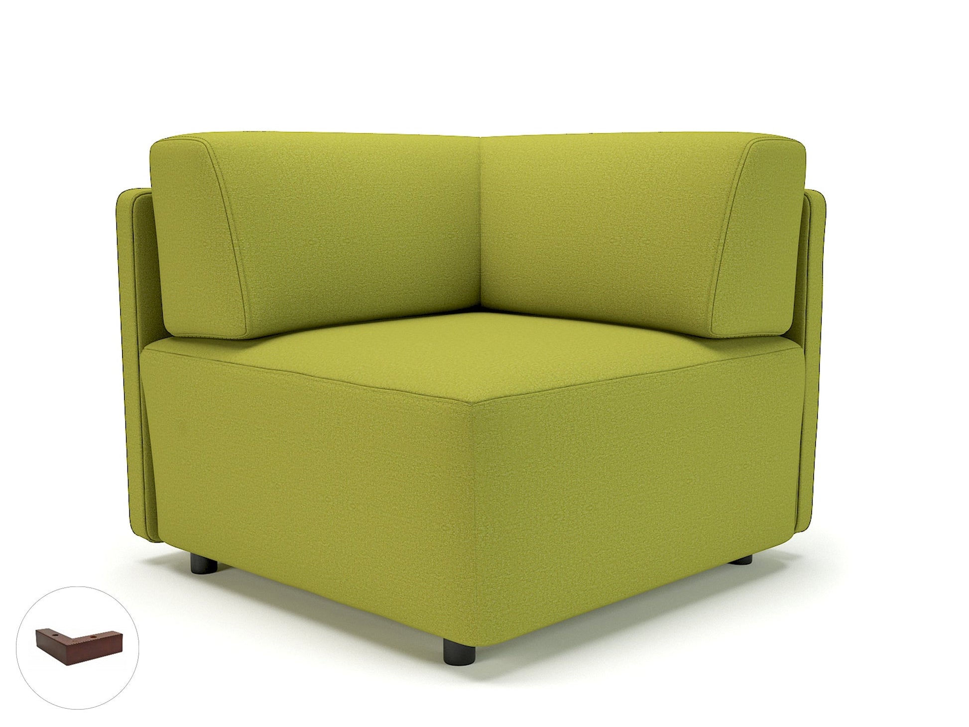 Office furniture loomis-87cm-wide-corner-unit-in-warwick-dolly-fabric Dynamic  Chrome Colour Denim 