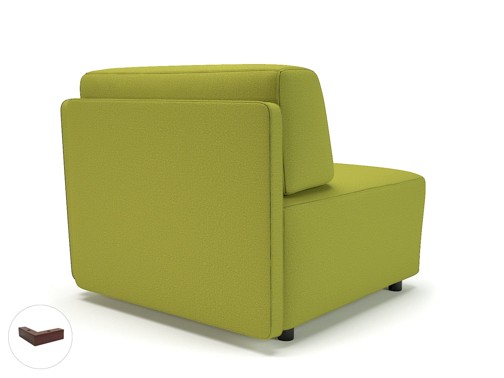 Office furniture loomis-87cm-wide-corner-unit-in-warwick-dolly-fabric Dynamic  Ebony Wood Colour Denim 