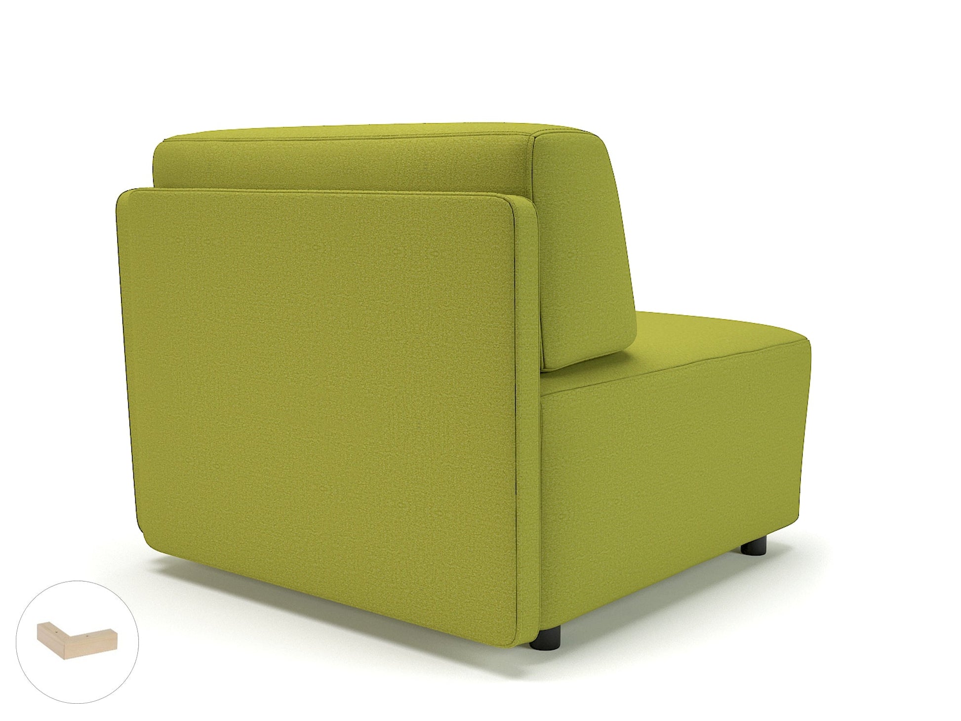 Office furniture loomis-87cm-wide-corner-unit-in-warwick-dolly-fabric Dynamic  Ebony Wood Colour Ebony 