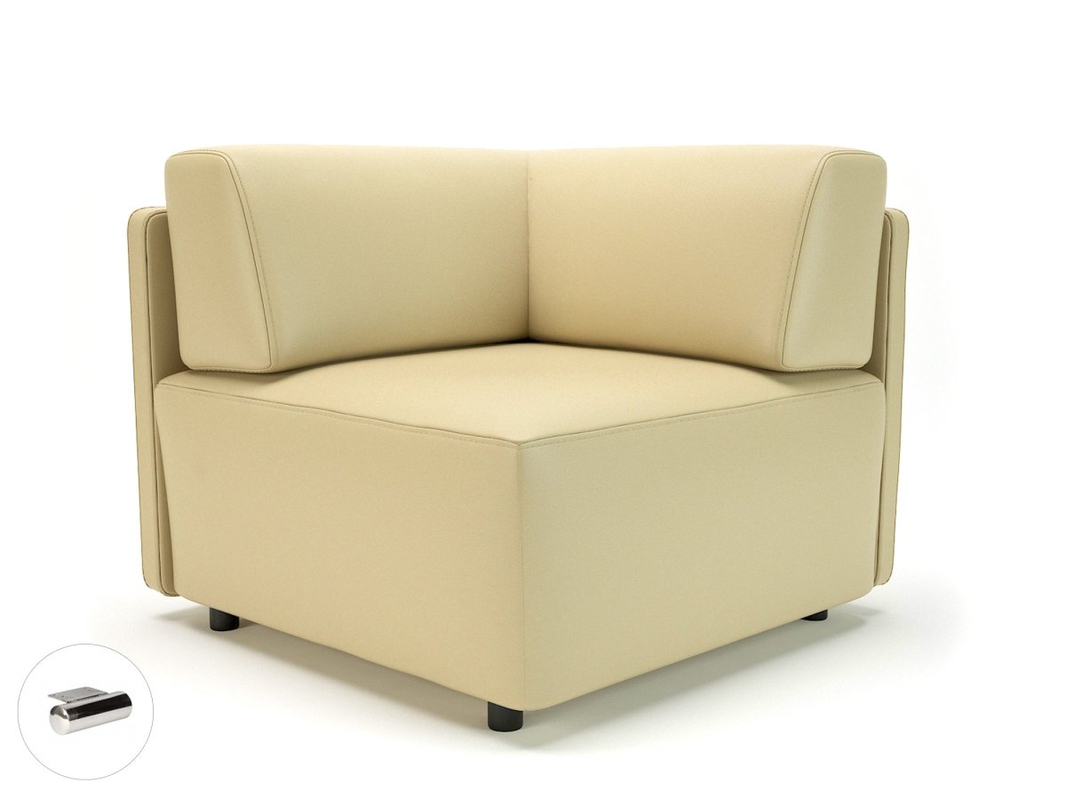 Office furniture loomis-87cm-wide-corner-unit-in-cristina-marrone-ultima-faux-leather Dynamic   Colour  