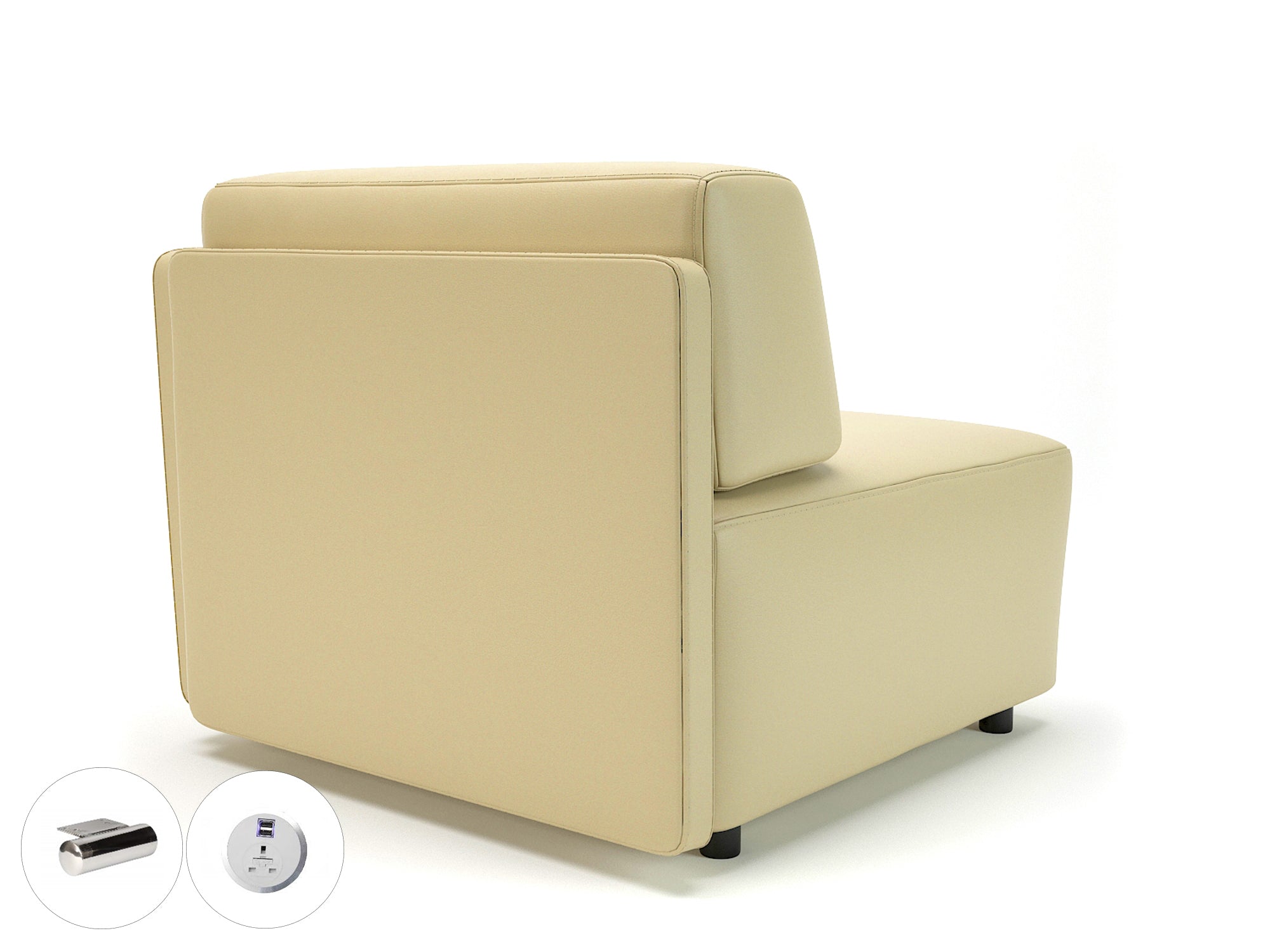 loomis-87cm-wide-corner-unit-in-cristina-marrone-ultima-faux-leather-with-socket Dynamic  Ebony Wood Colour Taupe 