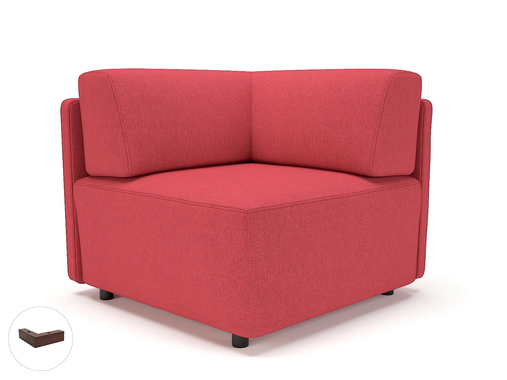 Office furniture loomis-87cm-wide-corner-unit-in-camira-era-fabric Dynamic  Chrome Colour Everlasting 