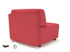 Office furniture loomis-87cm-wide-corner-unit-in-camira-era-fabric-with-socket Dynamic  Ebony Wood Colour Everlasting 