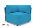 Office furniture loomis-87cm-wide-corner-unit-in-camira-era-fabric-with-socket Dynamic  Chrome Colour Forward 