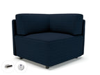 Office furniture loomis-87cm-wide-corner-unit-in-camira-era-fabric-with-socket Dynamic  Chrome Colour Perennial 