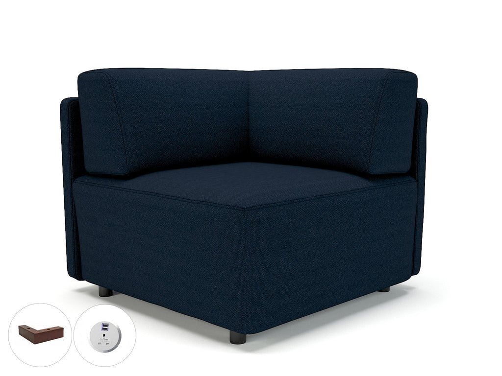 Office furniture loomis-87cm-wide-corner-unit-in-camira-era-fabric-with-socket Dynamic  Chrome Colour Period 