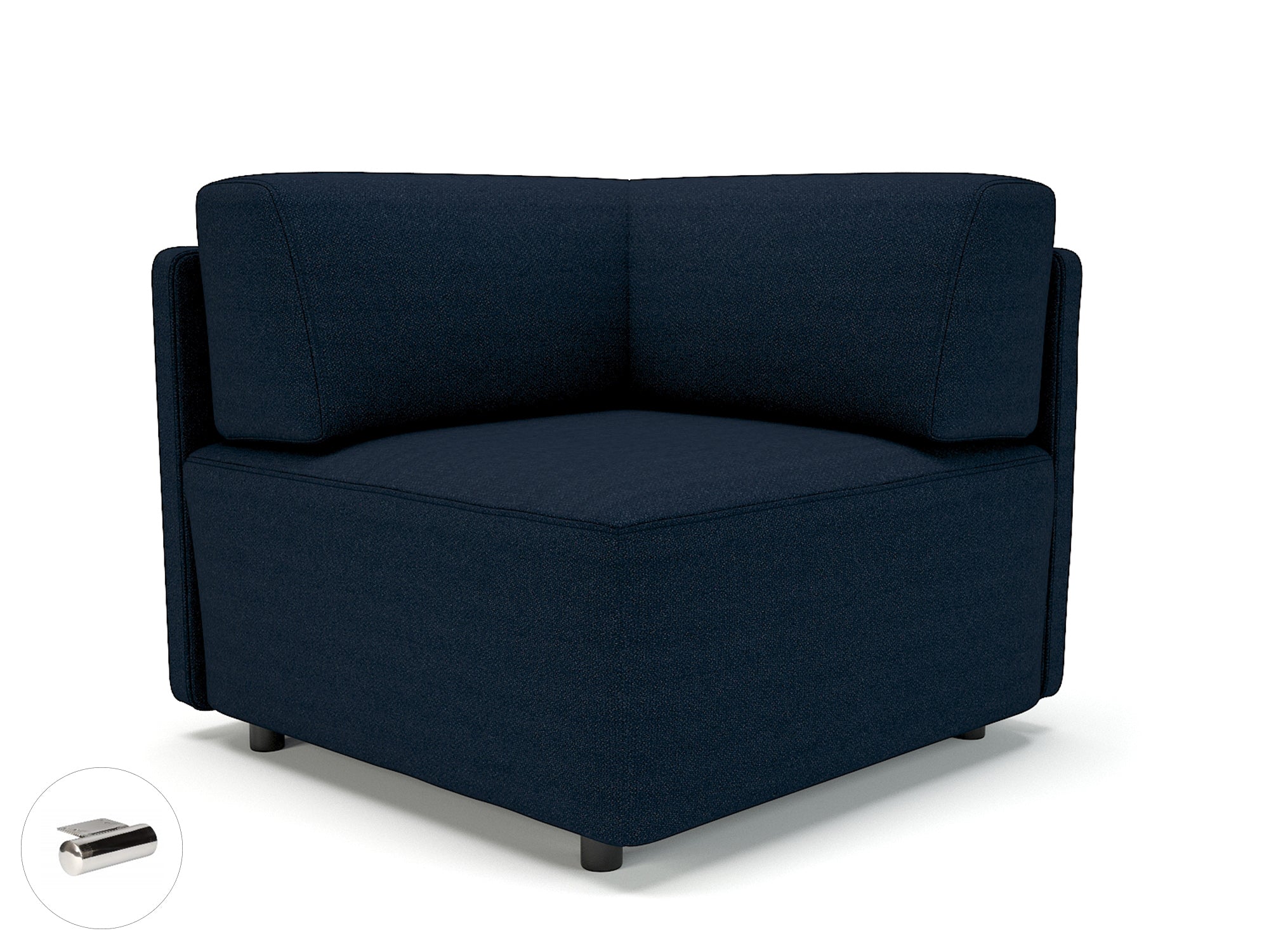 Office furniture loomis-87cm-wide-corner-unit-in-camira-era-fabric Dynamic  Chrome Colour Present 