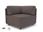 Office furniture loomis-87cm-wide-corner-unit-in-camira-era-fabric-with-socket Dynamic  Chrome Colour Present 