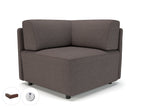 Office furniture loomis-87cm-wide-corner-unit-in-camira-era-fabric-with-socket Dynamic  Chrome Colour Prime 