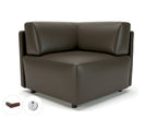 Office furniture loomis-87cm-wide-corner-unit-in-cristina-marrone-ultima-faux-leather-with-socket Dynamic   Colour  