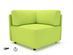 Office furniture loomis-87cm-wide-corner-unit-in-camira-era-fabric-with-socket Dynamic   Colour  
