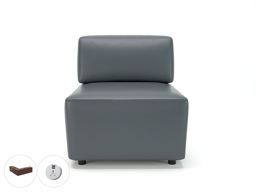 loomis-65cm-wide-modular-unit-in-cristina-marrone-ultima-faux-leather-with-socket Dynamic  Ebony Wood Colour Chalk 