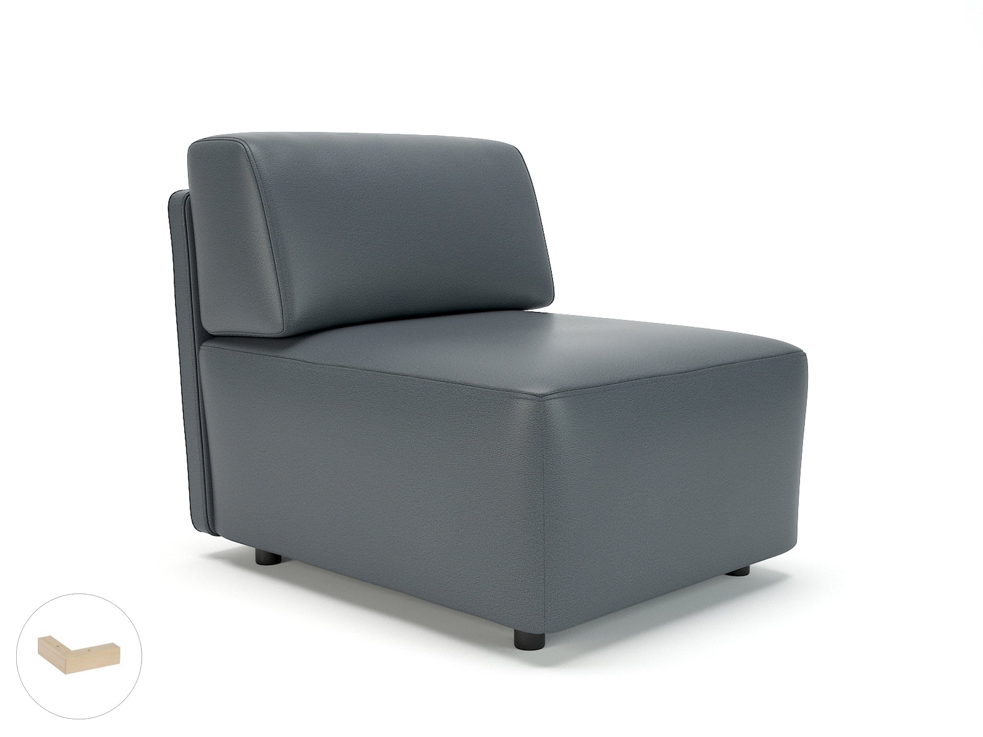 Office furniture loomis-65cm-wide-modular-unit-in-cristina-marrone-ultima-faux-leather Dynamic  Chrome Colour Chilli 