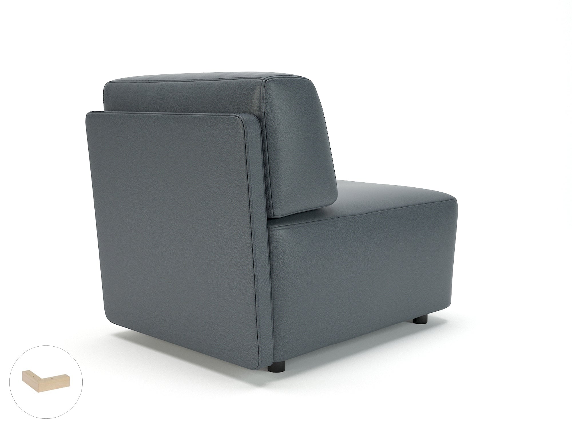 loomis-65cm-wide-modular-unit-in-cristina-marrone-ultima-faux-leather Dynamic  Light Wood Colour Chilli 