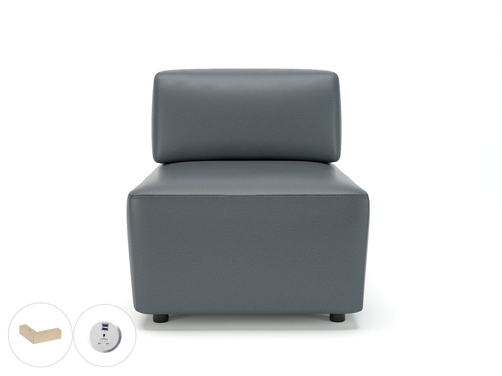 loomis-65cm-wide-modular-unit-in-cristina-marrone-ultima-faux-leather-with-socket Dynamic  Ebony Wood Colour Chilli 