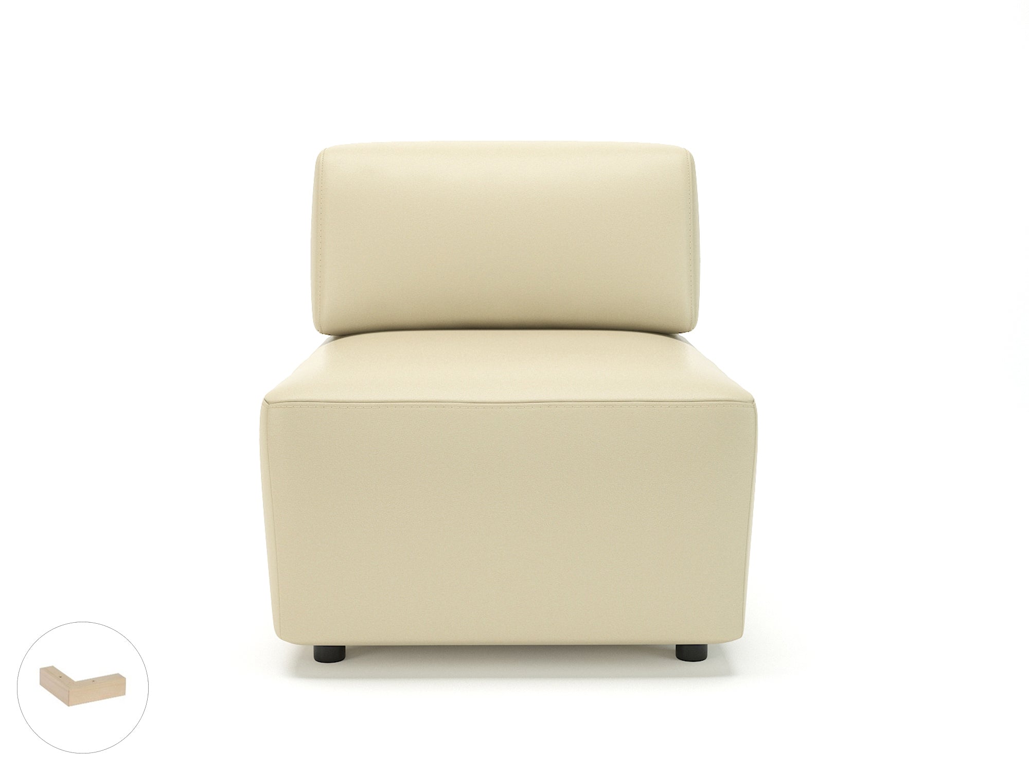 Office furniture loomis-65cm-wide-modular-unit-in-cristina-marrone-ultima-faux-leather Dynamic  Ebony Wood Colour Steel 