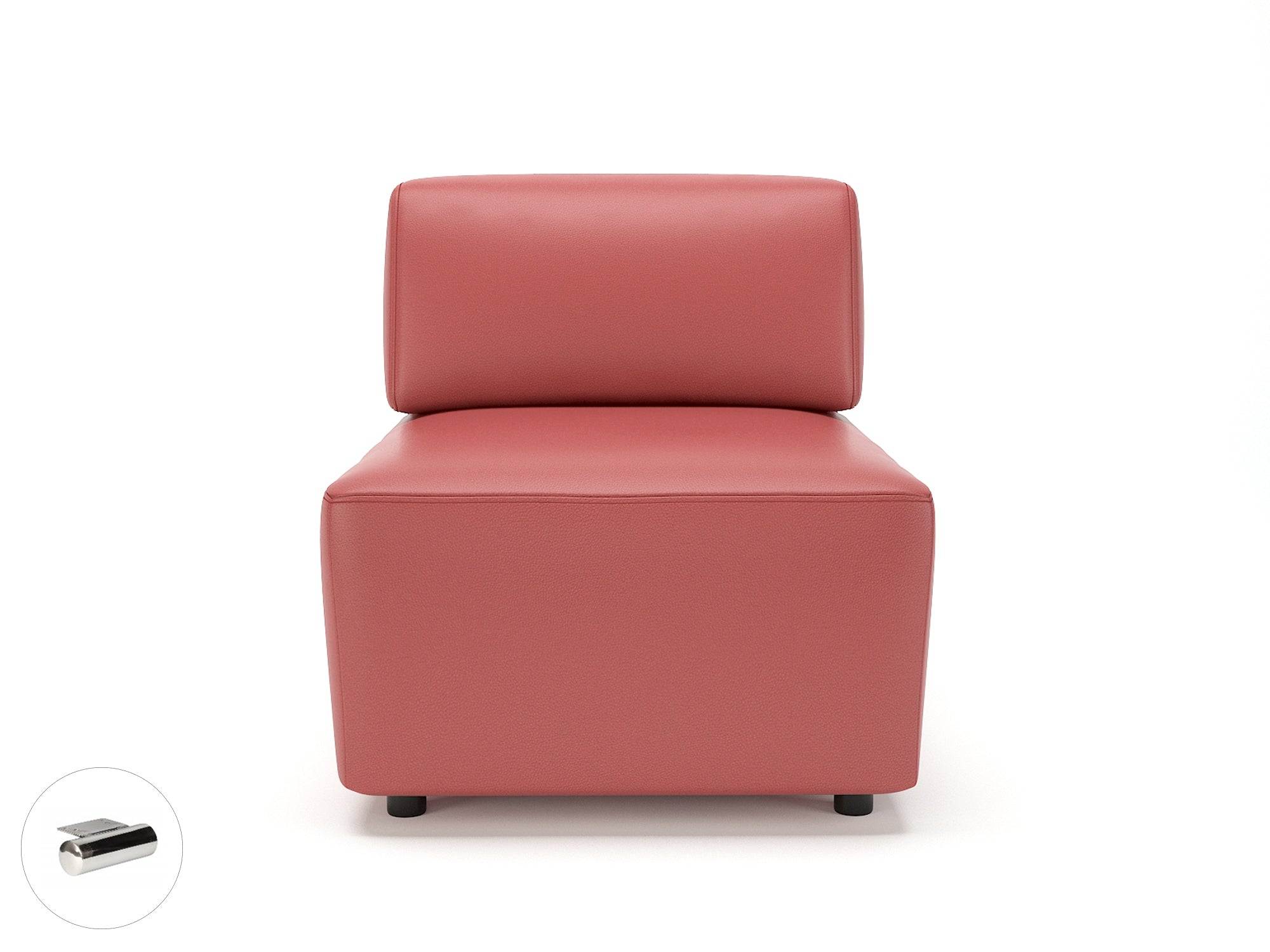 Office furniture loomis-65cm-wide-modular-unit-in-cristina-marrone-ultima-faux-leather Dynamic  Ebony Wood Colour Taupe 