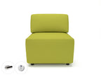 Office furniture loomis-65cm-wide-modular-unit-in-warwick-dolly-fabric-with-socket Dynamic  Ebony Wood Colour Citron 