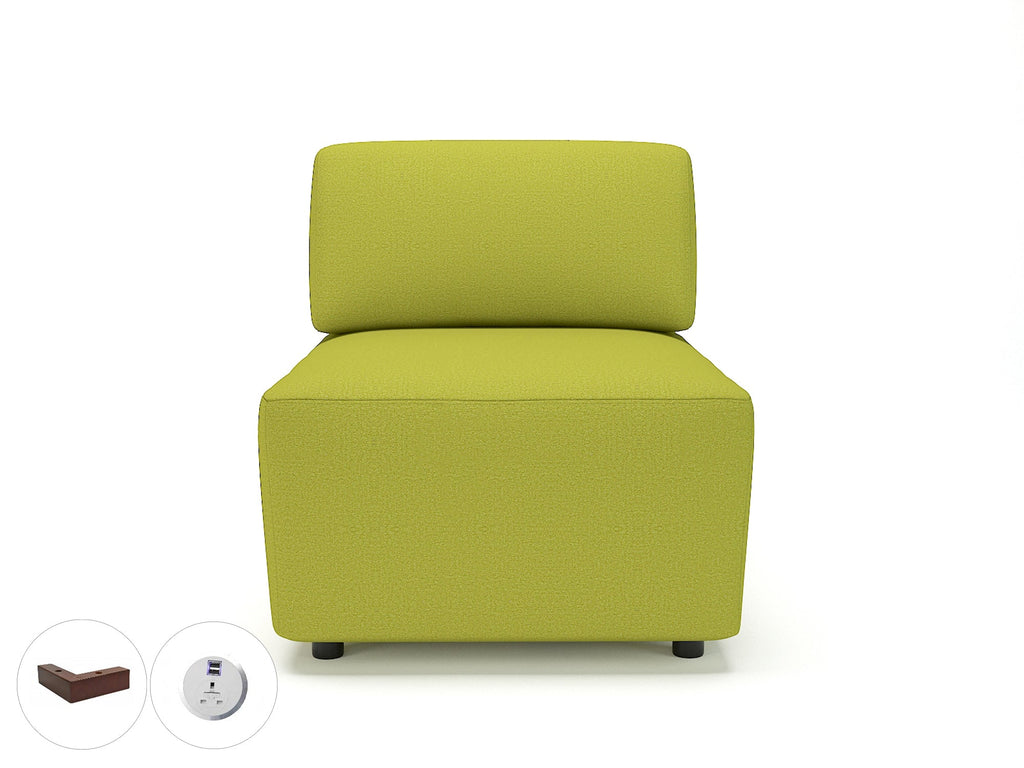 Office furniture loomis-65cm-wide-modular-unit-in-warwick-dolly-fabric-with-socket Dynamic  Ebony Wood Colour Denim 