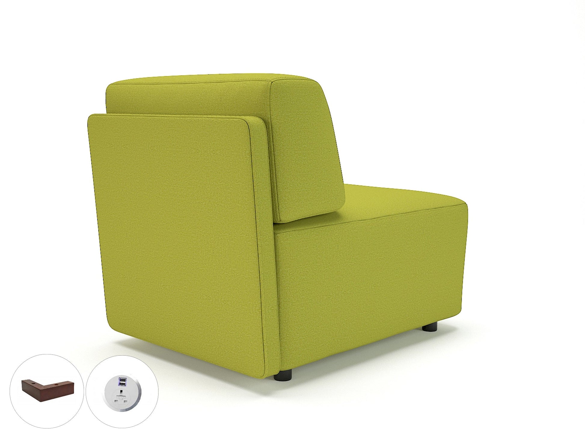 Office furniture loomis-65cm-wide-modular-unit-in-warwick-dolly-fabric-with-socket Dynamic  Light Wood Colour Denim 