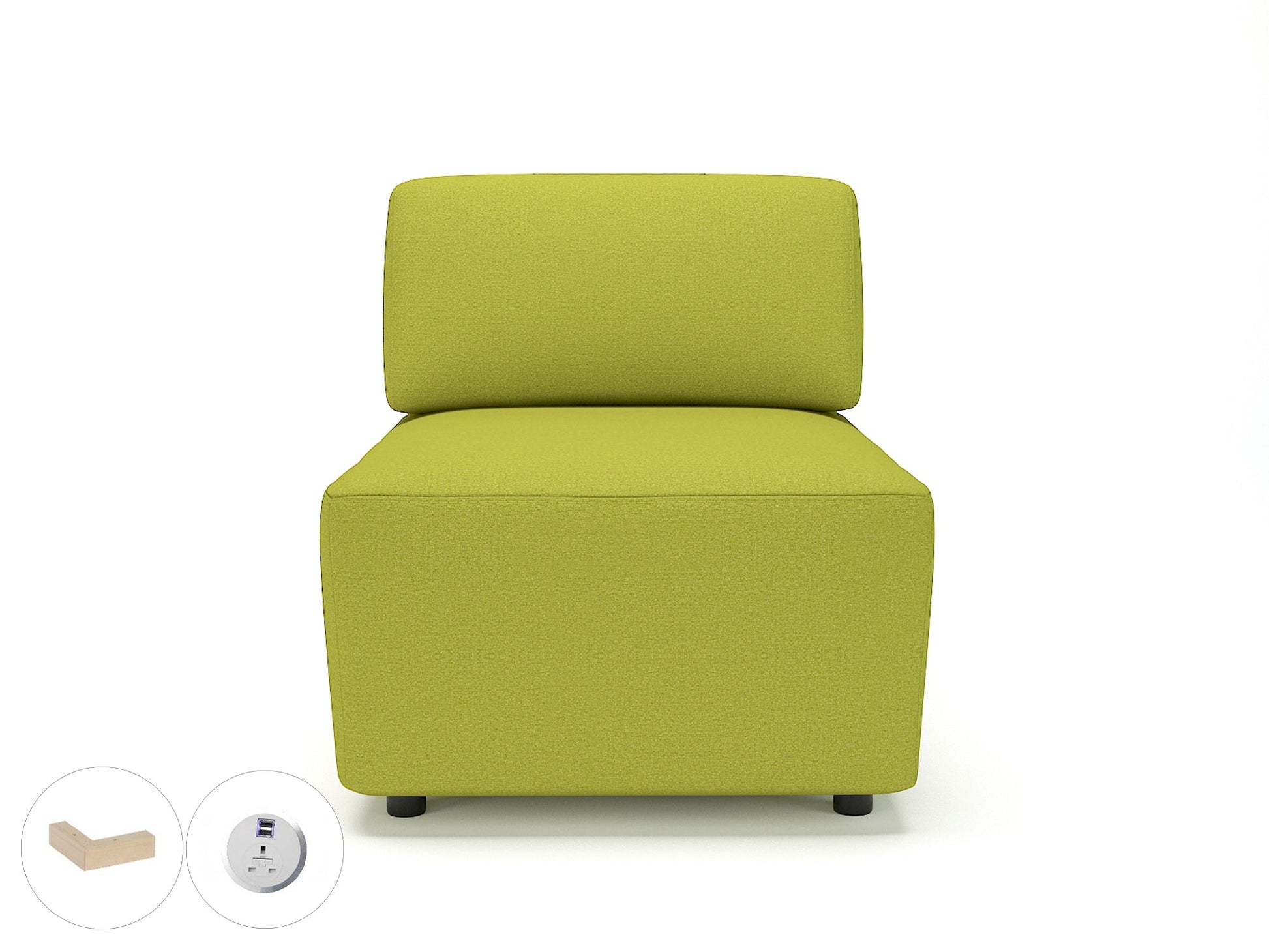 Office furniture loomis-65cm-wide-modular-unit-in-warwick-dolly-fabric-with-socket Dynamic  Ebony Wood Colour Ebony 