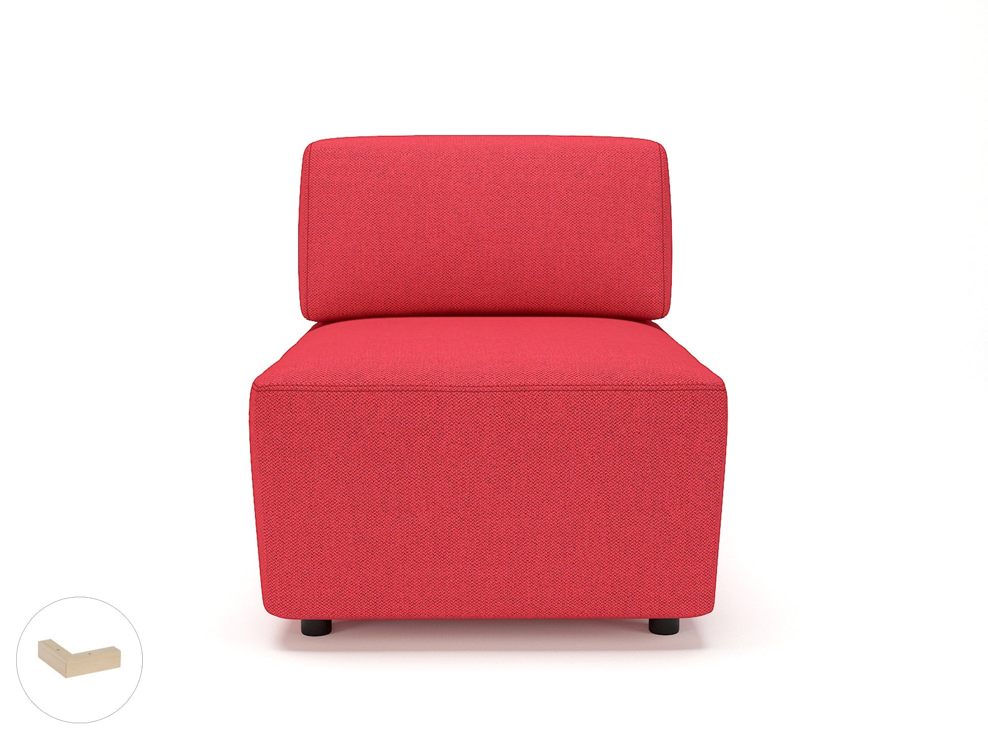 Office furniture loomis-65cm-wide-modular-unit-in-camira-era-fabric Dynamic  Ebony Wood Colour Forward 