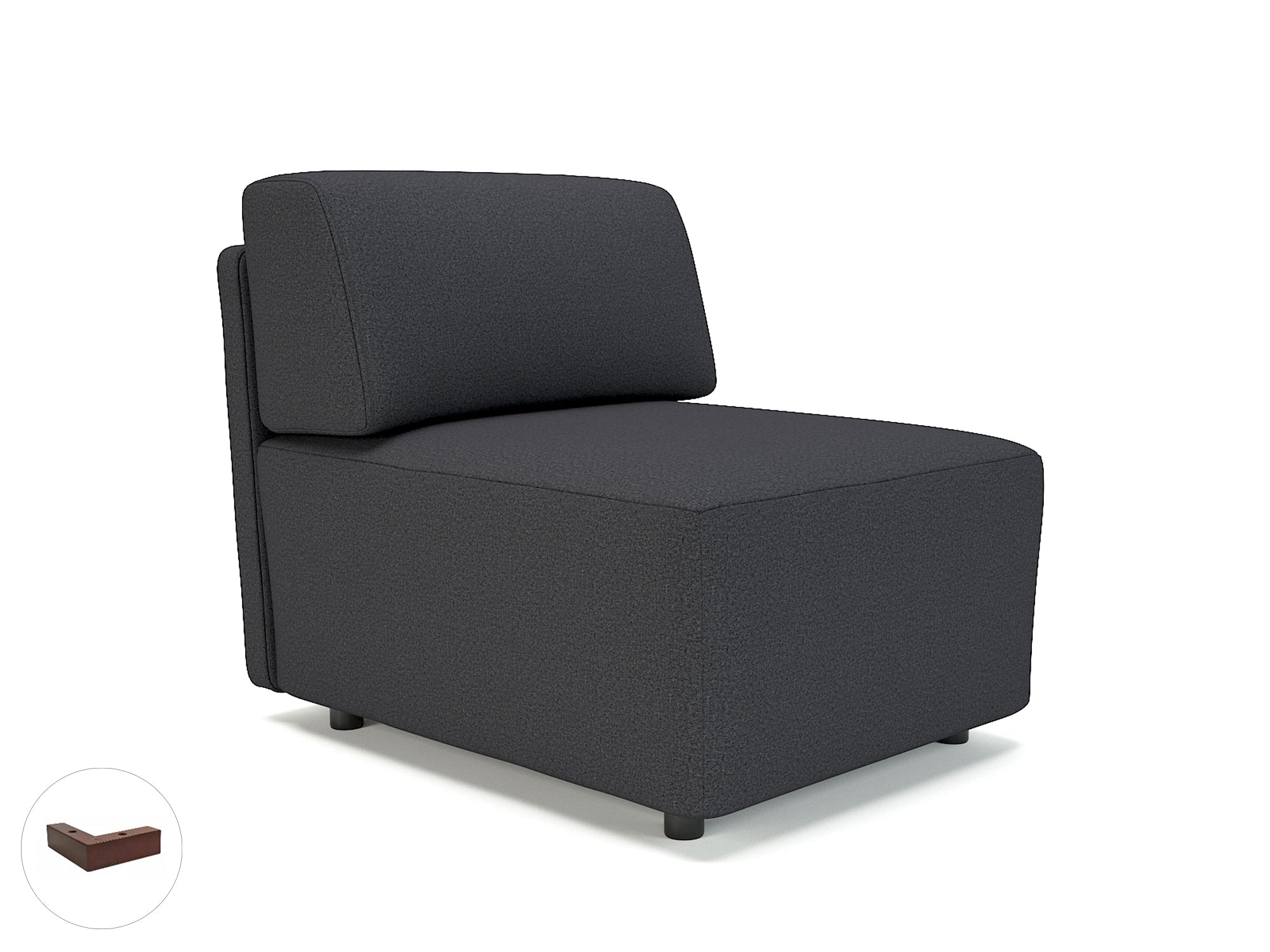 Office furniture loomis-65cm-wide-modular-unit-in-warwick-dolly-fabric Dynamic  Chrome Colour Linen 