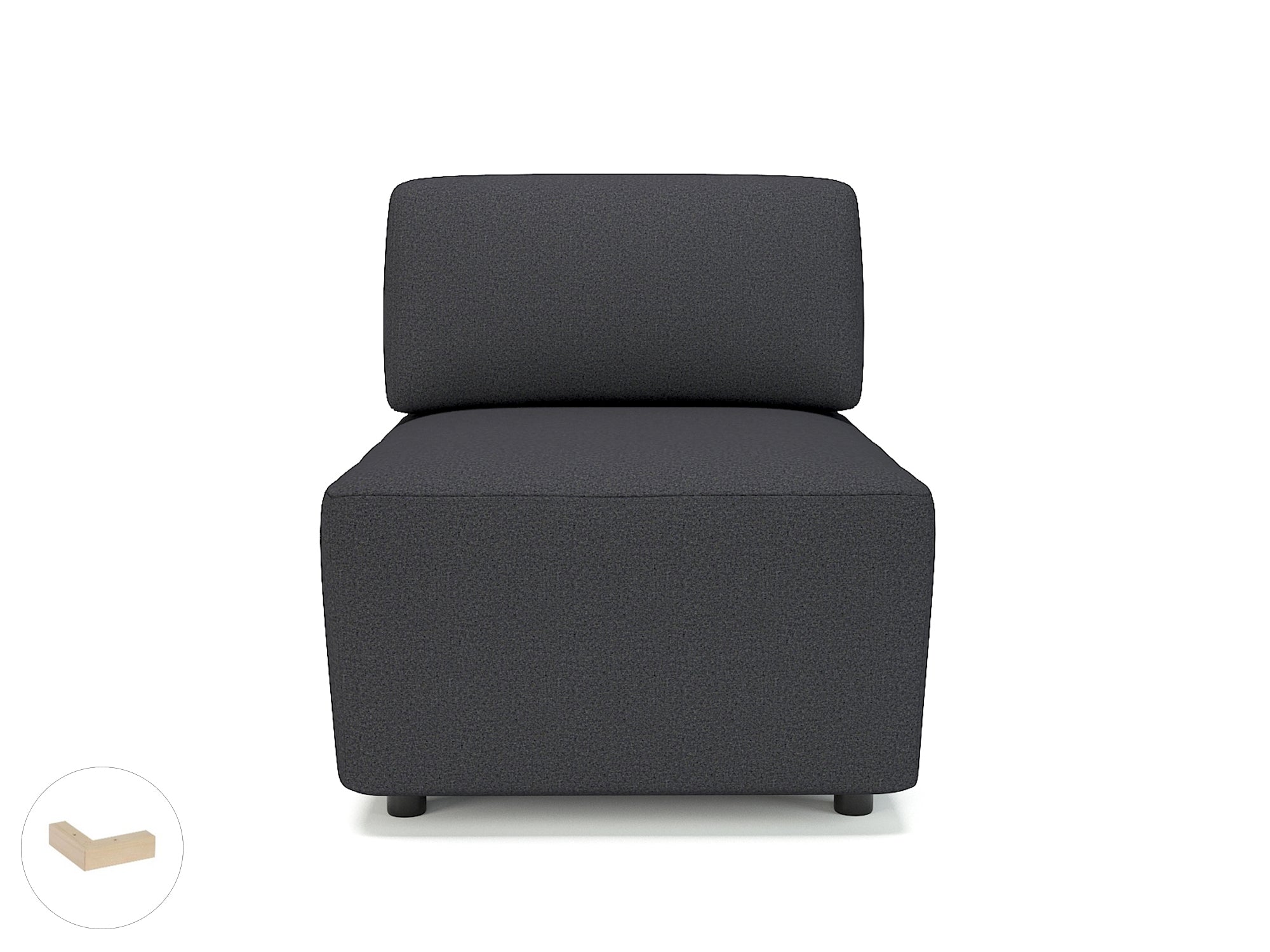 Office furniture loomis-65cm-wide-modular-unit-in-warwick-dolly-fabric Dynamic  Ebony Wood Colour Marmalade 