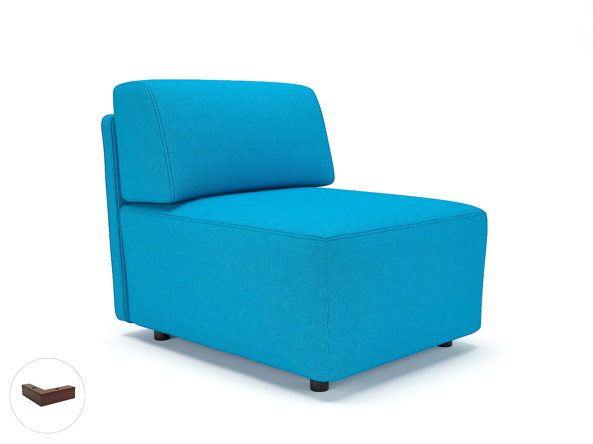 Office furniture loomis-65cm-wide-modular-unit-in-camira-era-fabric Dynamic  Chrome Colour Perennial 