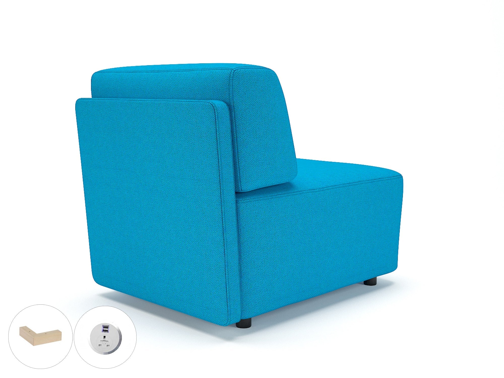 Office furniture loomis-65cm-wide-modular-unit-in-camira-era-fabric-with-socket Dynamic  Light Wood Colour Period 