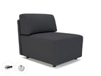 Office furniture loomis-65cm-wide-modular-unit-in-warwick-dolly-fabric-with-socket Dynamic  Ebony Wood Colour Lagoon 