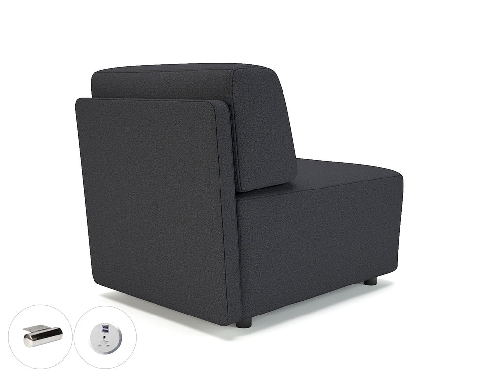 Office furniture loomis-65cm-wide-modular-unit-in-warwick-dolly-fabric-with-socket Dynamic  Chrome Colour Linen 