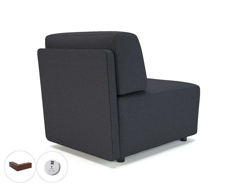 Office furniture loomis-65cm-wide-modular-unit-in-warwick-dolly-fabric-with-socket Dynamic  Chrome Colour Marmalade 